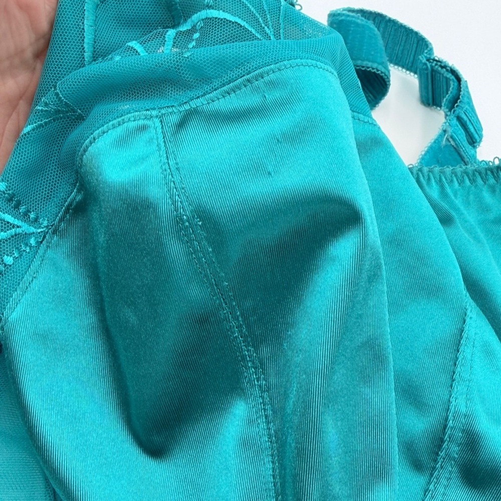 Elomi Cate Full Figure Underwire Bra Teal Aurora EL4030ARA US 34O UK 34K - Picture 3 of 7